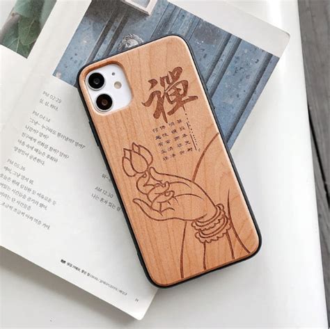 Custom Engraved Wood Phone Case Custom Engraved Wood Iphone Etsy