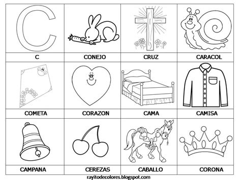 Rayito De Colores Alfabeto En Palabras De La A A La Z Preschool