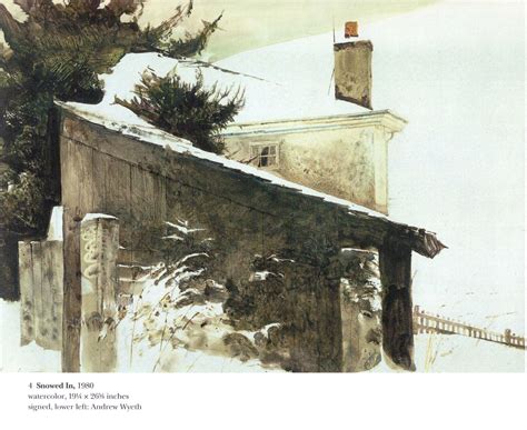 Snowed In Watercolor By Andrew Wyeth From The Book Andrew Wyeth America