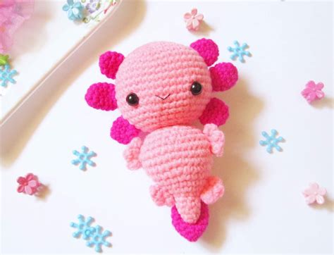 Toys Toys And Games Axolotl Crochet Axolotl Amigurumi Axolotl Plush Etna