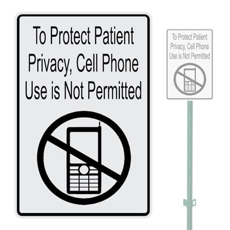 To Protect Patient Privacy Cell Phone Use Is Heavy Duty