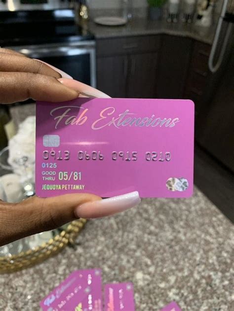 Please ensure to enter your active credit card number for instant credit of your payments. Plastic Credit Card Business Cards with Embossed Numbers