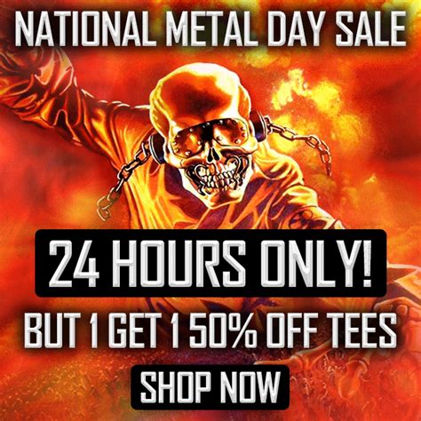 National Metal Day Sale Megadeth