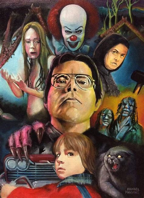 Horror Movie Art The Films Of Stephen King Best Horror Movies Scary Movies Scary Books