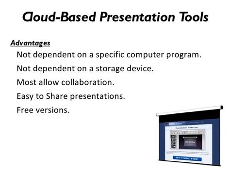 Web Based Presentation Tools