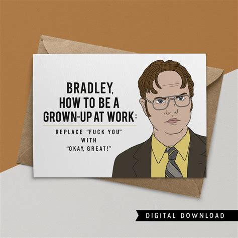 See more of dwight k. BUY 1 GET 1 FREE Funny Graduation Card Instant Download ...