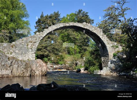 Pack Horse Funeral Bridge Over The River Dulnain The Oldest Stone