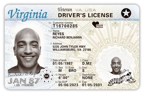 Virginia Dmv Unveils New Drivers License Id Card Design The