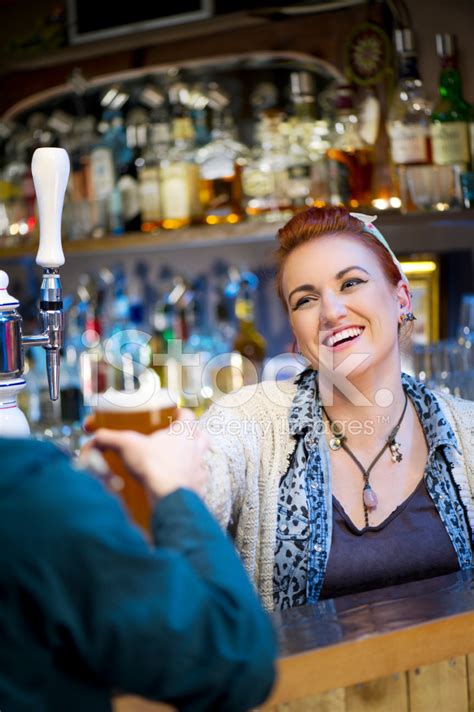 Barmaid Stock Photo Royalty Free FreeImages