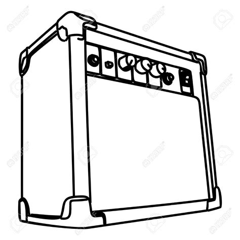 Guitar Amp Drawing At Getdrawings Free Download