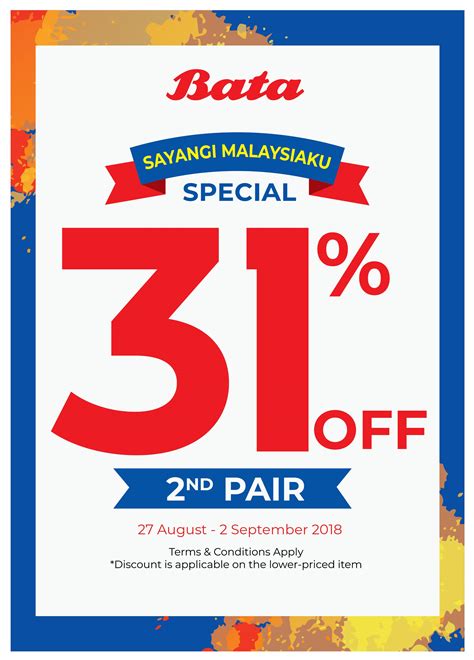 You need sign in to add your favorite. BATA Sayangi Malaysiaku - National Day Promo - Harbour ...