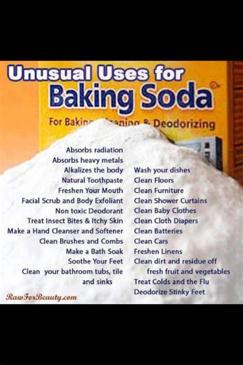 Baking Soda Facts Baking Soda Uses Cleaning Recipes Baking Soda