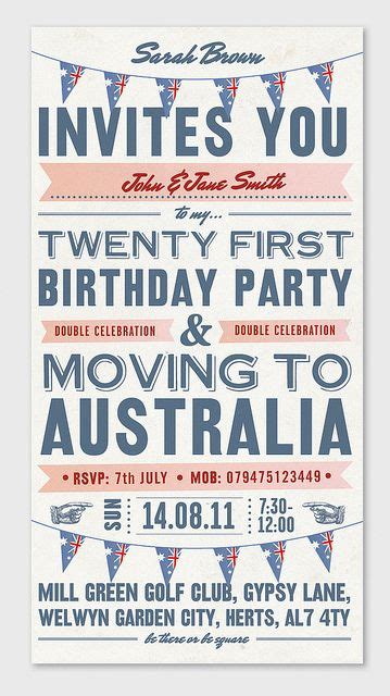 If you buy from a link, we may earn a co. invitation - typography | Twenty first birthday ...