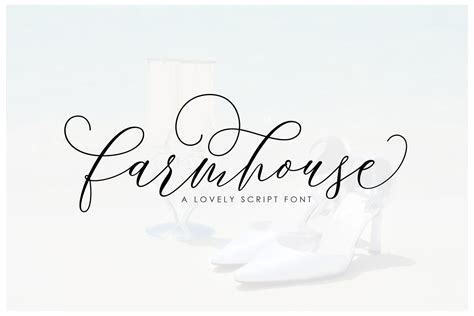 Farmhouse By Moriztype On Envato Elements Farmhouse Font Script