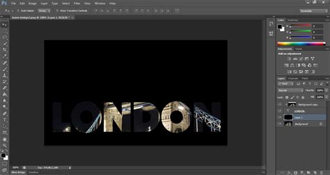 How To Create Photo Filled Text With Photoshop Idevie