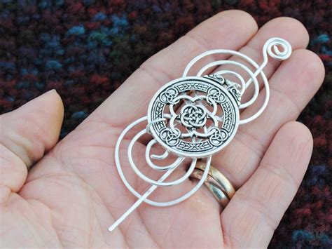 Celtic Knot Shawl Pins Charmed Silver Crafty Flutterby Creations
