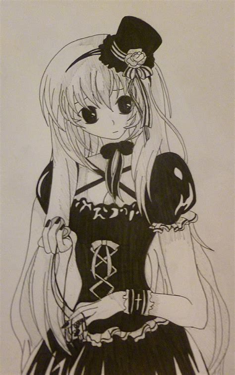Gothic Anime Girl By Kittykatc666 On Deviantart