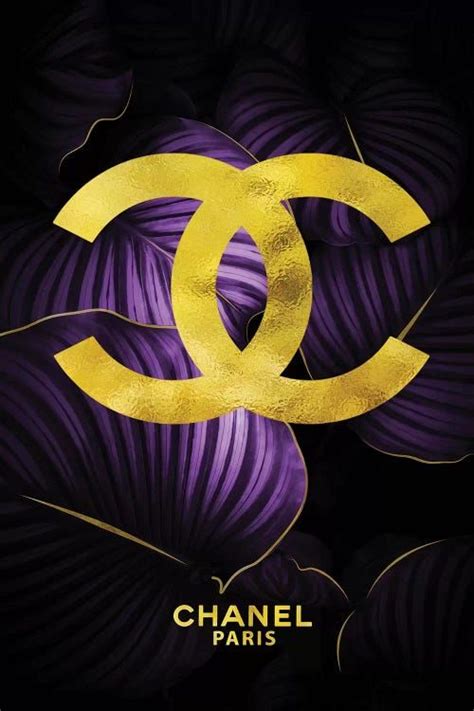 Chanel Purple Double Cs Tropical Purple Canv Pomaikai Barron