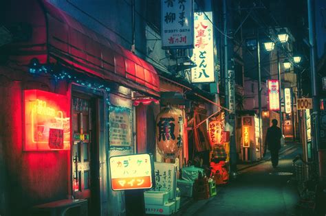 2048x1356 2048x1356 Japan Night Town City Wallpaper Coolwallpapersme