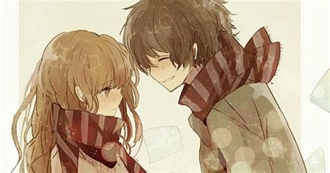 Anime Cute Couple Love Eachother Feelings