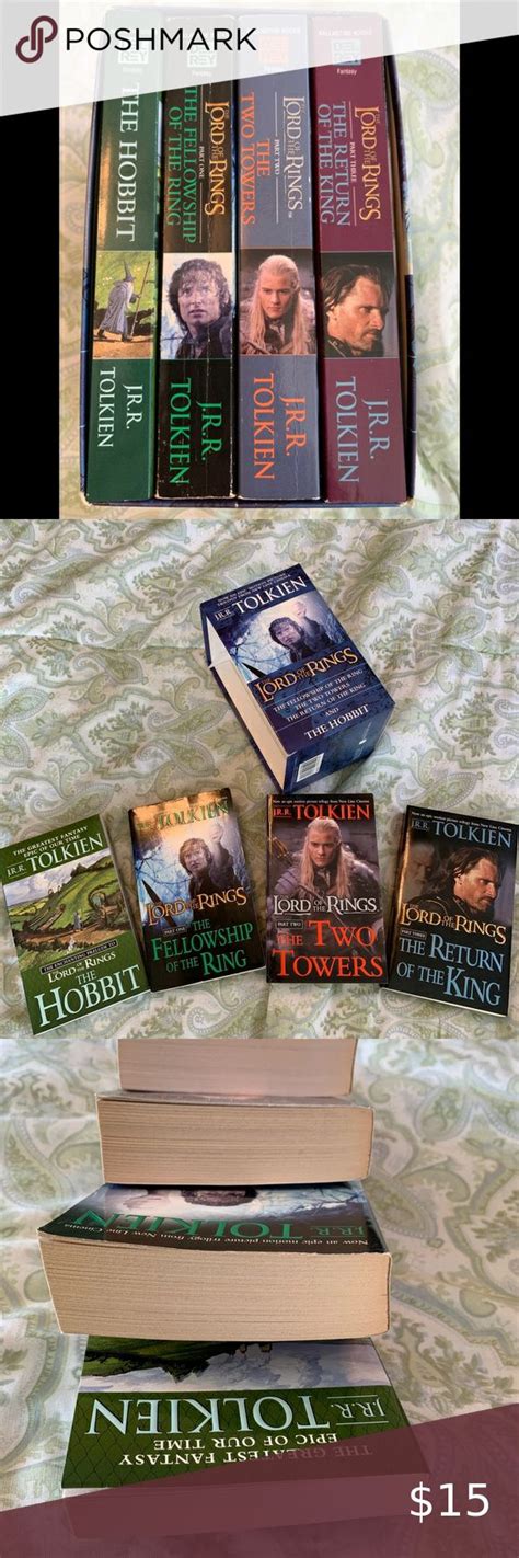 Complete Hobbit And Lord Of The Rings Soft Cover Book Set From 2003