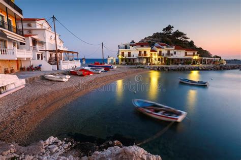 Samos Island Editorial Stock Photo Image Of Beach Sunrise 143014093