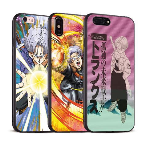 Dragon ball z iphone cases for 5s, 6s, 6 plus, 7, 7 plus, 8 plus, x. Dragon Ball Z DBZ Trunks Soft Silicone Tpu Phone Case Shell Cover For Apple iPhone 5 5s Se 6 6s ...