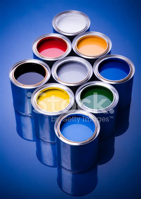 Paint Cans Stock Photo Royalty Free Freeimages