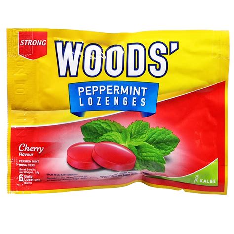 Woods Peppermint Lozenges Cherry Flavor 15g Tops Online