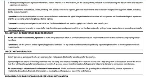 Form IMM 1344 Application Sponsorship Agreement And Undertaking