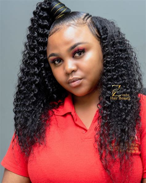 Packing gel hairstyle for medium length hair looks prettier if you make it into curls. Pondo Styling Gel Hairstyles For Black Ladies - 14 Easy ...