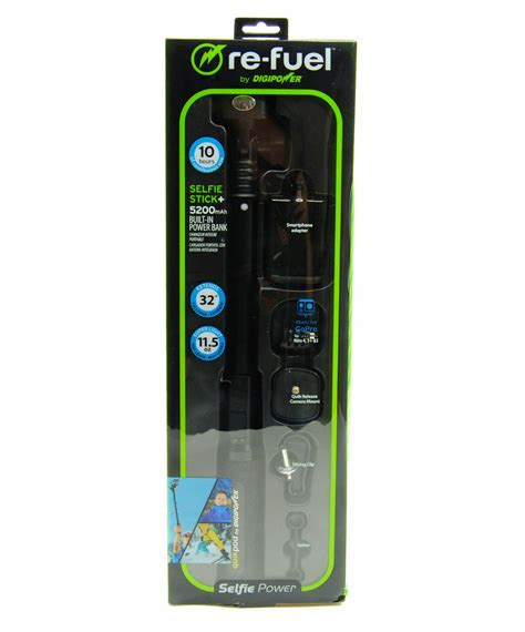 Digipower Re Fuel Quickpod Selfie Stick And Power Bank 758302075041 Ebay