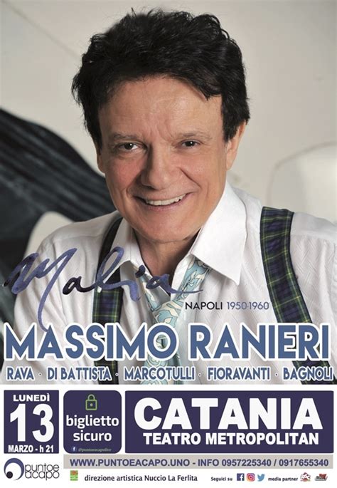 Massimo Ranieri A Catania Con Il Tour “malìa” Le Più Belle Canzoni