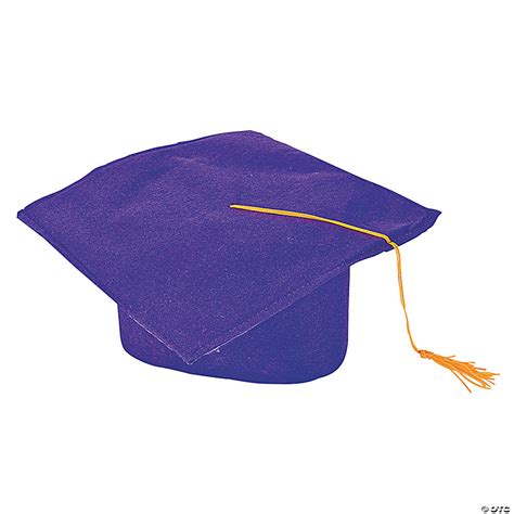 Bulk 12 Pc Kids Felt Elementary School Graduation Mortarboard Hats