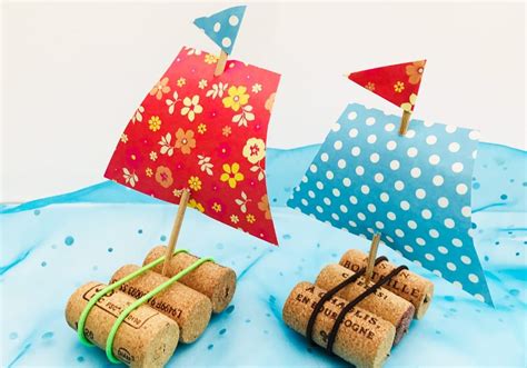 Recycled Cork Sail Boats That Actually Float Kids Crafts