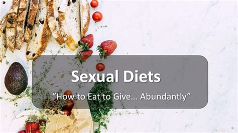 Sex Diets The Black Love School