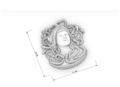 Medusa Pendant Bas Relief 3d Print Model Cnc 3d Model 3d Printable Cgtrader