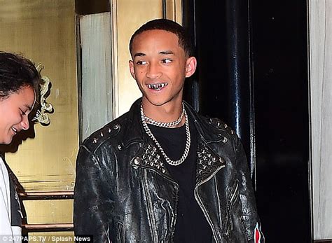 Jaden Smith Flashes His Bizarre Metal Mouthpiece Daily Mail Online