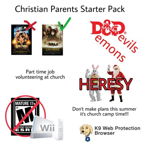 Christian Parents Starter Pack Rstarterpacks