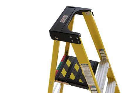 5 Fiberglass 351 Series Platform Ladder Type 1aa 375 Lb Rated