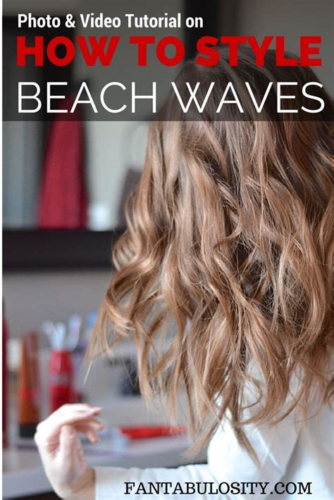Photo And Video Tutorial On How To Style Beach Waves In Your Hair
