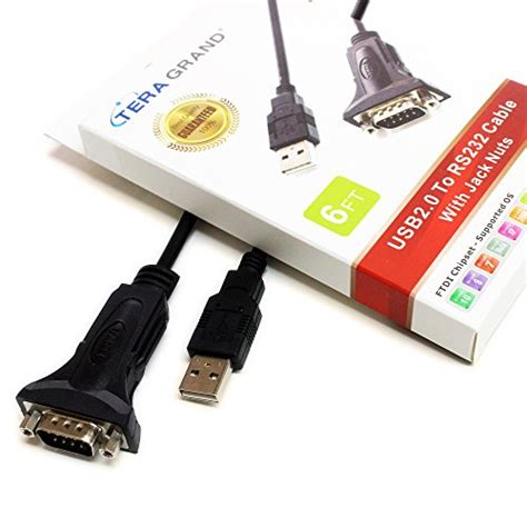 Tera Grand Premium Usb 20 To Rs232 Serial Db9 6 Adapter Cable