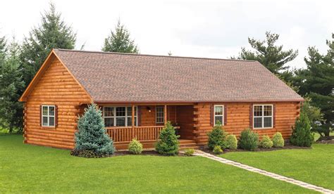 Frontier Cabins For Sale Single Story Log Homes
