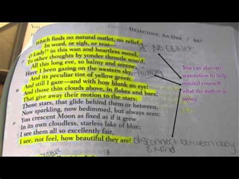 They live a quiet and simple life. How to Annotate A Text - YouTube