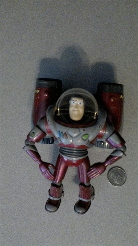 Red Buzz Lightyear Action Figure Got It As A Kid At A Garage Sale