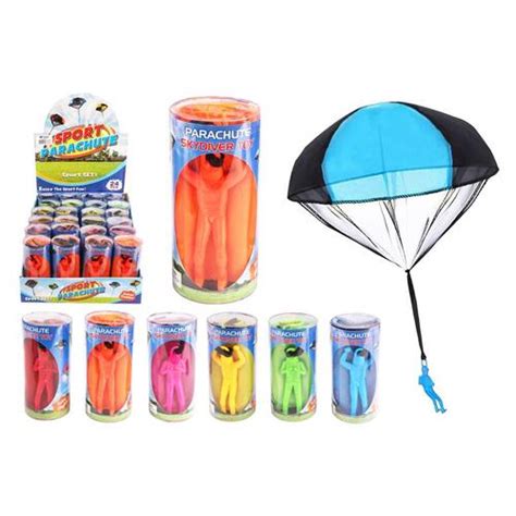 Diamond Visions Tm 3338 Skydiver Parachute Toy Plastic Assorted Assorted