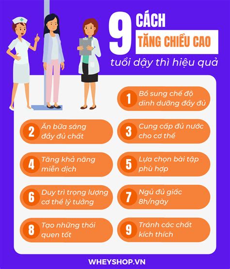 Cẩm Nang 9 Cách Tăng Chiều Cao ở Tuổi Dậy Thì Tự Nhiên