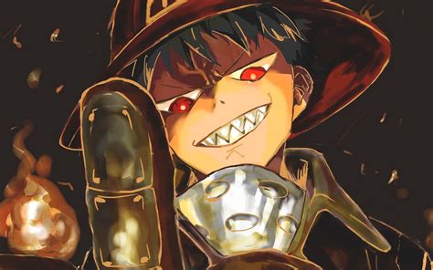 Fire Force Shinra Kusakabe Smile 4k 6 Wallpaper