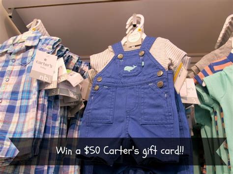 Win A 50 Carters T Card Plus Get A 20 Coupon To Use On Top Of