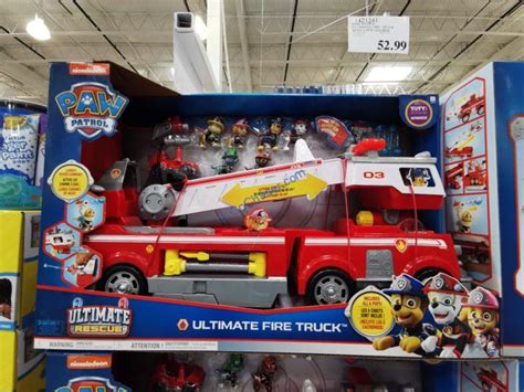 Paw Patrol Ultimate Firetruck With 6 Pup Figures Costcochaser